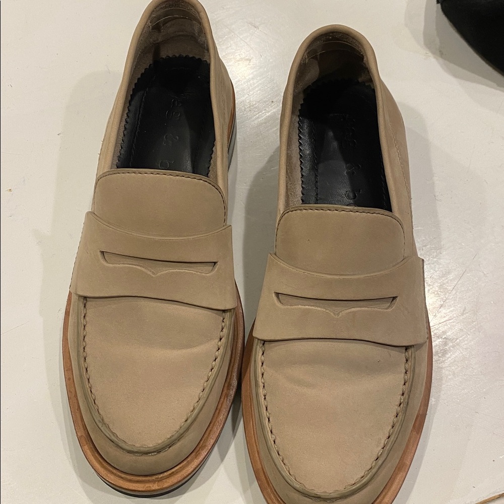 rag & bone Tan Loafers